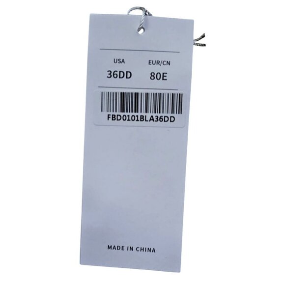 Hsia Black Lace Underwire Bra 36DD 80E Adjustable Straps Elegant Lingerie Made I - Picture 3 of 5